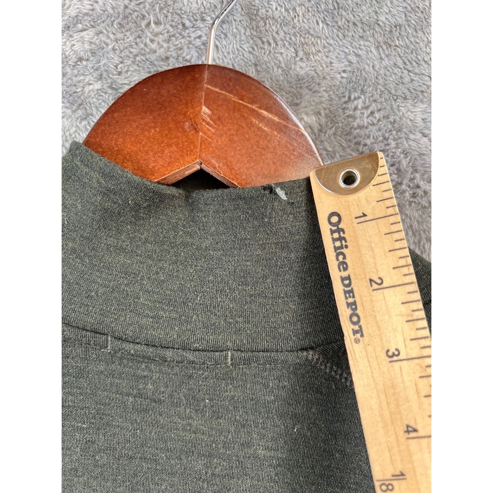 Smartwool 1/4 Zip Base Layer Mens Large Green Merino 250 Long Sleeve SW0NP603 - Picture 6 of 13